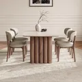 Tavoli da pranzo in stile italiano, semplicità retrò, ristorante, design, tavolo da cucina moderno di fascia alta, mobili di lusso eleganti