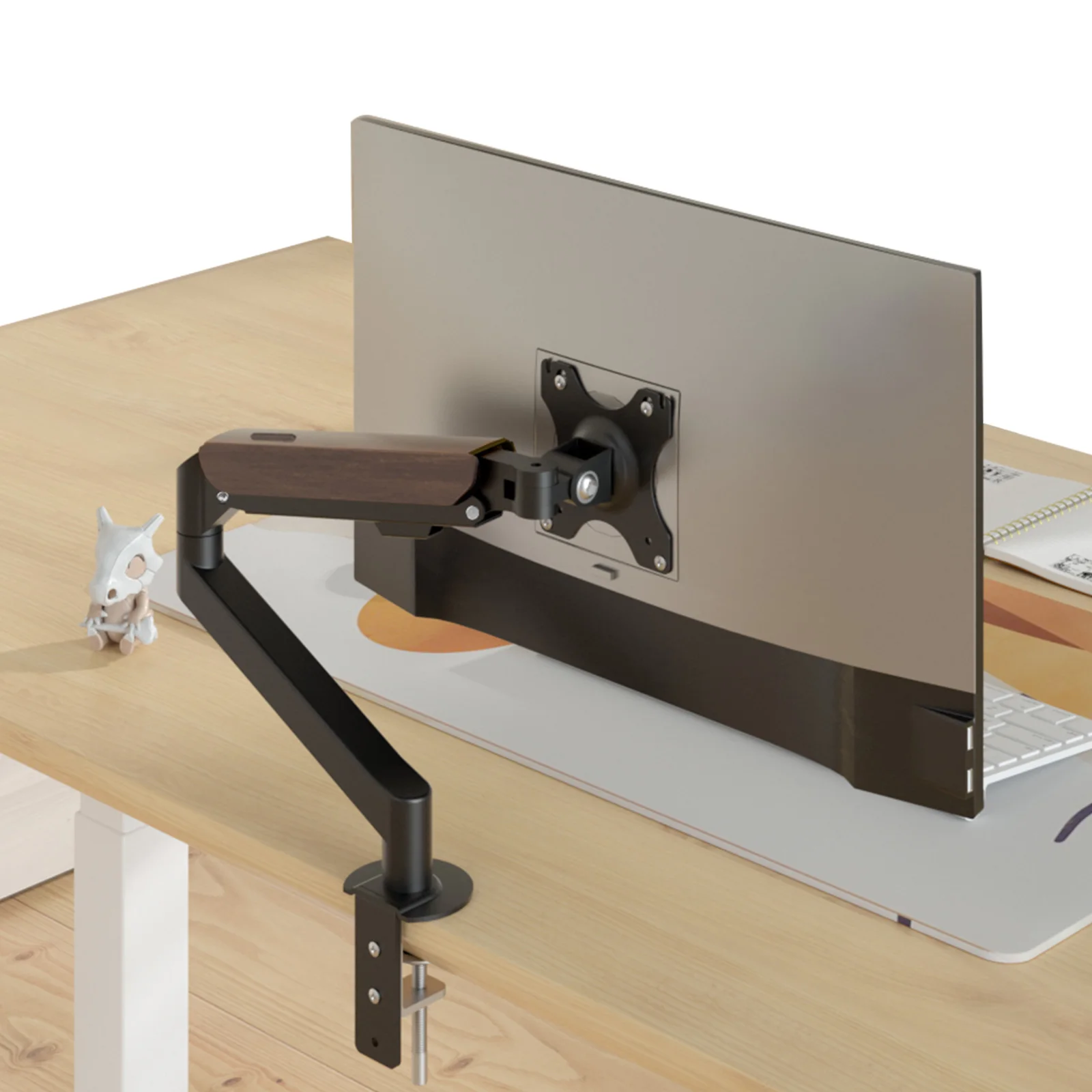 HILLPORT 17-34 "Support de bras de moniteur de bureau ressort à gaz Support de montage en mouvement complet Support TV LCD LED Support PC Support M5