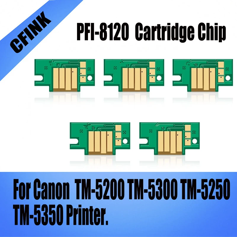 PFI-8120 PFI8120 Patrone Chip Für Canon imagePROGRAF TM5200 TM5205 TM5250 TM5300 TM5305 GP5200 GP5300 Drucker Image