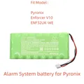 Batteria del sistema di allarme Ni-MH per Pyronix | 9,6 V, 2000 mAh | Compatibile con il modello: Enforcer V10, ENF32UK-WE