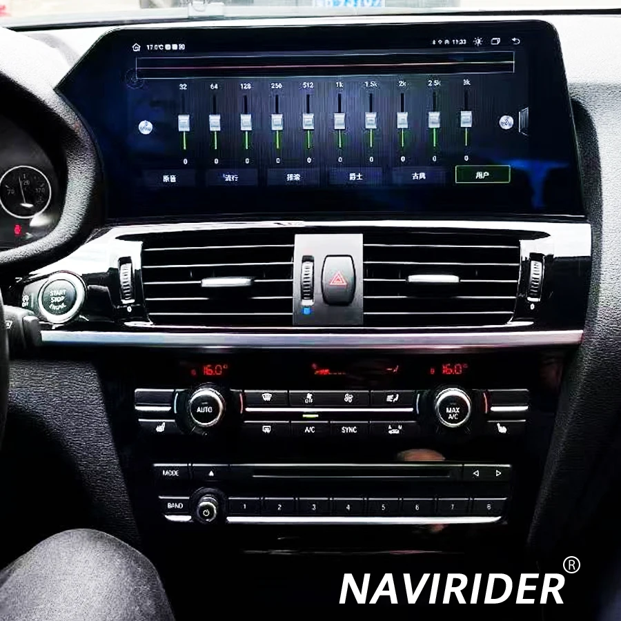 BT Carplay Android qled Bildschirm Radio Für BMW X3 F25 X4 F26 2010-2018 CIC NBT EVO GPS multimedia Video Player Stereo Kopf Einheit Image