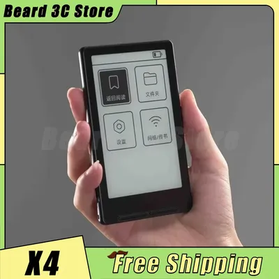 XTEINK X4 E-Book Reader Ink Screen Magnetic Lightweight 4.3 inches 220ppi Portable E-Book Readers Ultrathin 650mAh 32GB Gift