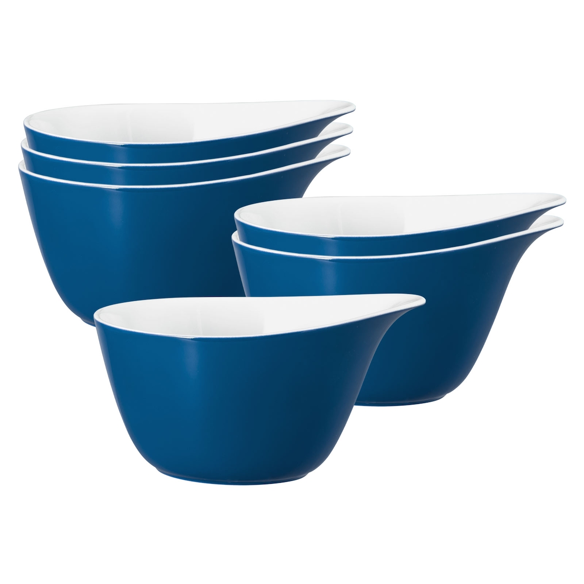 Seltmann Weiden Life Fashion Müslischale 16 x 14 cm 6er Set - Classic Blue Image