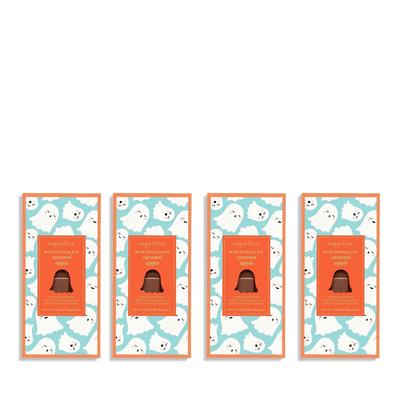 Sugarfina Ghost Milk Chocolate Caramel Apple Bar, Set of 4