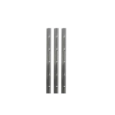 Z-Profil Zaunpfosten 150 cm feuerverzinkt 30x Zaunpfähle 1,5 mm Stärke gestanzte Haken Forstprofil Image