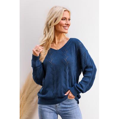 Morning Chill Blue Sweater