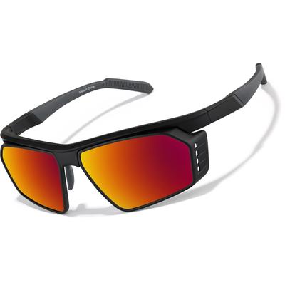 Zenni Wrap-Around Glasses Black Plastic Full Rim Frame