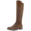 Stiefel GABOR "Gabor Stiefel Veloursleder", Damen, Gr. 38, whisky, Veloursleder, casual, Schuhe
