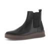 Chelseaboots GABOR "FLORENZ", Damen, Gr. 41, schwarz, Kalbsleder, Elastischer Einsatz, unifarben, casual, Schuhe, Plateau, Schlupfboots, Ankleboots mit Wechselfußbett