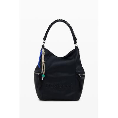 Convertible backpack with large logo