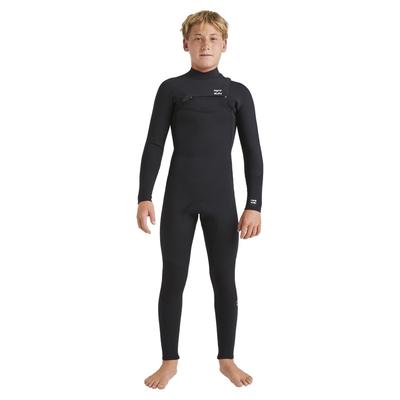 Neoprenanzug BILLABONG "5/4mm Foil", Kinder, Gr. 12 (148-155cm & 41-46 kg), schwarz, 80% Neopren, 20% Nylon, Sportanzüge