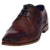 Schnürschuh BUGATTI, Herren, Gr. 48, braun (braun used), Leder, used, festlich, Schuhe, Abendschuh, Businessschuh, Festtagsschuh mit Hand Finish