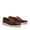 Bootsschuh TIMBERLAND "PORTOFINO PIER BOAT SHOE", Gr. 44, burgundy full grain, Leder, sportlich, Schuhe, aus Premium Timberland Leder