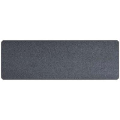 Läufer "MACAO, Made in Netherlands", grau (anthrazit), B:67cm H:5mm L:200cm, Polypropylen (PP), PRIMAFLOR-IDEEN IN TEXTIL, Teppiche, Teppich-Läufer, Uni Farben, ideal im Flur & Schlafzimmer Image