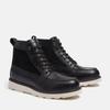Schnürboots TIMBERLAND "BRITTON MILLSMID LACE UP WATERPROOF BOOT", Gr. 50, schwarz (schwarz full grain), Leder, sportlich, Schuhe, Winterstiefel, Schnürstiefel, Winterschuhe, wasserdicht