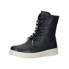 Sneaker HUSH PUPPIES "Hush Puppies Sneaker Leder", Damen, Gr. 37, blau (navy), Leder, casual, Schuhe