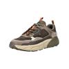 Sneaker JEEP "Jeep Sneaker Lederimitat/Textil", Herren, Gr. 43, braun (dunkelbraun), Lederimitat, Textil, casual, Schuhe
