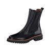 Stiefelette PAUL GREEN "Paul Green Stiefelette Leder/Textil", Damen, Gr. 42, schwarz, Leder, Textil, casual, Schuhe