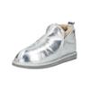 Hausschuh SHEPHERD "Shepherd Hausschuhe Leder", Damen, Gr. 39, silber, Leder, casual, Schuhe