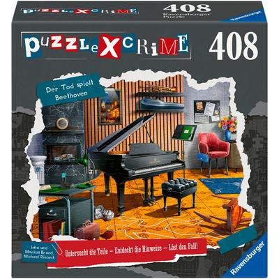 Puzzle RAVENSBURGER "Puzzle X Crime: Der Tod spielt Beethoven", bunt, Puzzles, KinderB:70cm H:50cm, B:70cm H:50cm Image