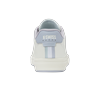 Sneaker K-SWISS "COURT BASE II", Gr. 39, blanc de blanc, plein air, gray down, Leder, sportlich, Schuhe