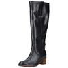 Stiefel GABOR "Gabor Stiefel Leder", Damen, Gr. 39, notte, Leder, casual, Schuhe