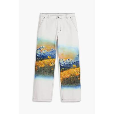 Long landscape trousers