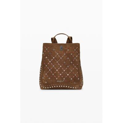 Small perforated backpack with studs
