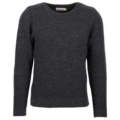 Albmerino - Pullover Maltum - Wollpullover Gr M schwarz/grau Image
