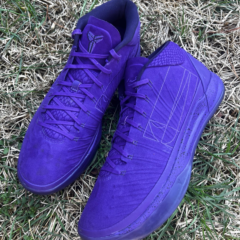 Nike Shoes | Clean Nike Kobe A.D. Mid Fearless Purple Size 13 Mens Basketball Shoes | Color: Purple | Size: 13