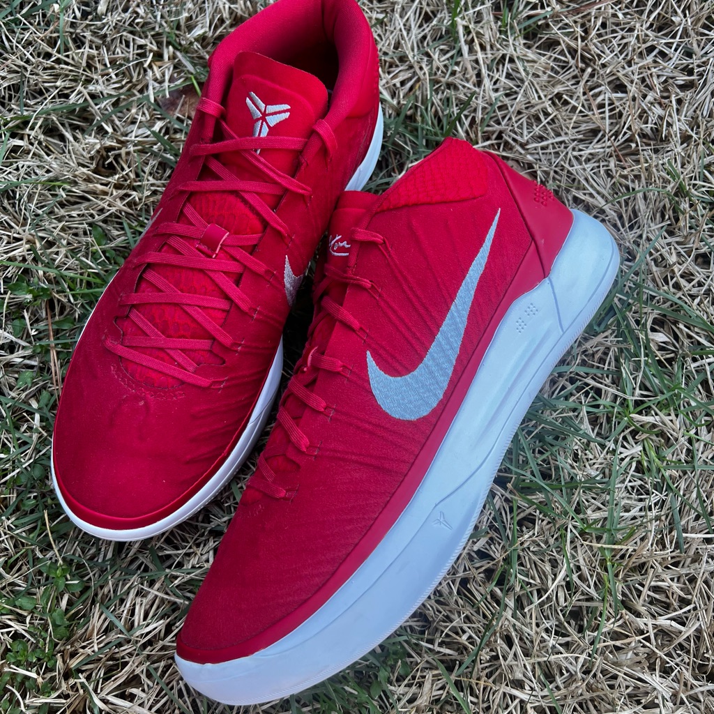 Nike Shoes | Clean Nike Kobe A.D. Mid Tb Red Size 13 Mens Basketball Shoes | Color: Red/White | Size: 13