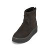 Stiefel MARC O'POLO "aus Veloursleder mit Warmfutter", Damen, Gr. 38, schwarz (schwarz graphite), Obermaterial: 100% Leder (Rind), unifarben, Schuhe