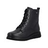 Schnürstiefelette REMONTE "Remonte Stiefelette Glattleder", Damen, Gr. 41, schwarz (schwarz, schwarz), Glattleder, casual, Schuhe
