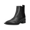 Stiefelette PAVEMENT "Pavement Stiefelette Leder", Damen, Gr. 40, schwarz, Leder, casual, Schuhe