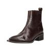 Stiefelette PAVEMENT "Pavement Stiefelette Leder", Damen, Gr. 39, braun, Leder, casual, Schuhe