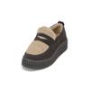 Loafer MARC O'POLO "mit flauschigem Teddyfutter", Damen, Gr. 36, schwarz (schwarz graphite), Obermaterial: 100% Leder (Rind), unifarben, Schuhe, Topseller