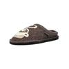 Hausschuh HAFLINGER "Haflinger Hausschuhe Wolle", Herren, Gr. 43, braun, Textil, casual, Schuhe