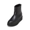 Stiefel MARC O'POLO "mit flauschigem Warmfutter", Damen, Gr. 40, schwarz, Obermaterial: 100% Leder (Rind), unifarben, Schuhe