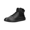 Sneaker GEOX "Geox Sneaker Leder/Textil", Herren, Gr. 46, schwarz, Leder, Textil, casual, Schuhe