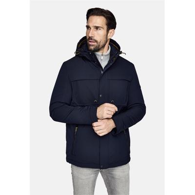 Outdoorjacke NEW CANADIAN "CO-3", Herren, Gr. 56, blau (dunkelblau), 100% Polyester, unifarben, sportlich, normal, ohne Ausschnitt, Langarm, Jacken, mit Fleece-Einsatz am Innenkragen Image