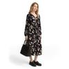 Wickelkleid TOM TAILOR, Damen, Gr. 44, N-Gr, blurry animal design, Web, Obermaterial: 100% Viskose, bedruckt, casual, regular fit wadenlang, V-Ausschnitt, Langarm elastischer Bund, Kleider, mit Muster