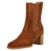 Stiefelette HÖGL "Högl Stiefelette Veloursleder", Damen, Gr. 41, nut, Veloursleder, casual, Schuhe