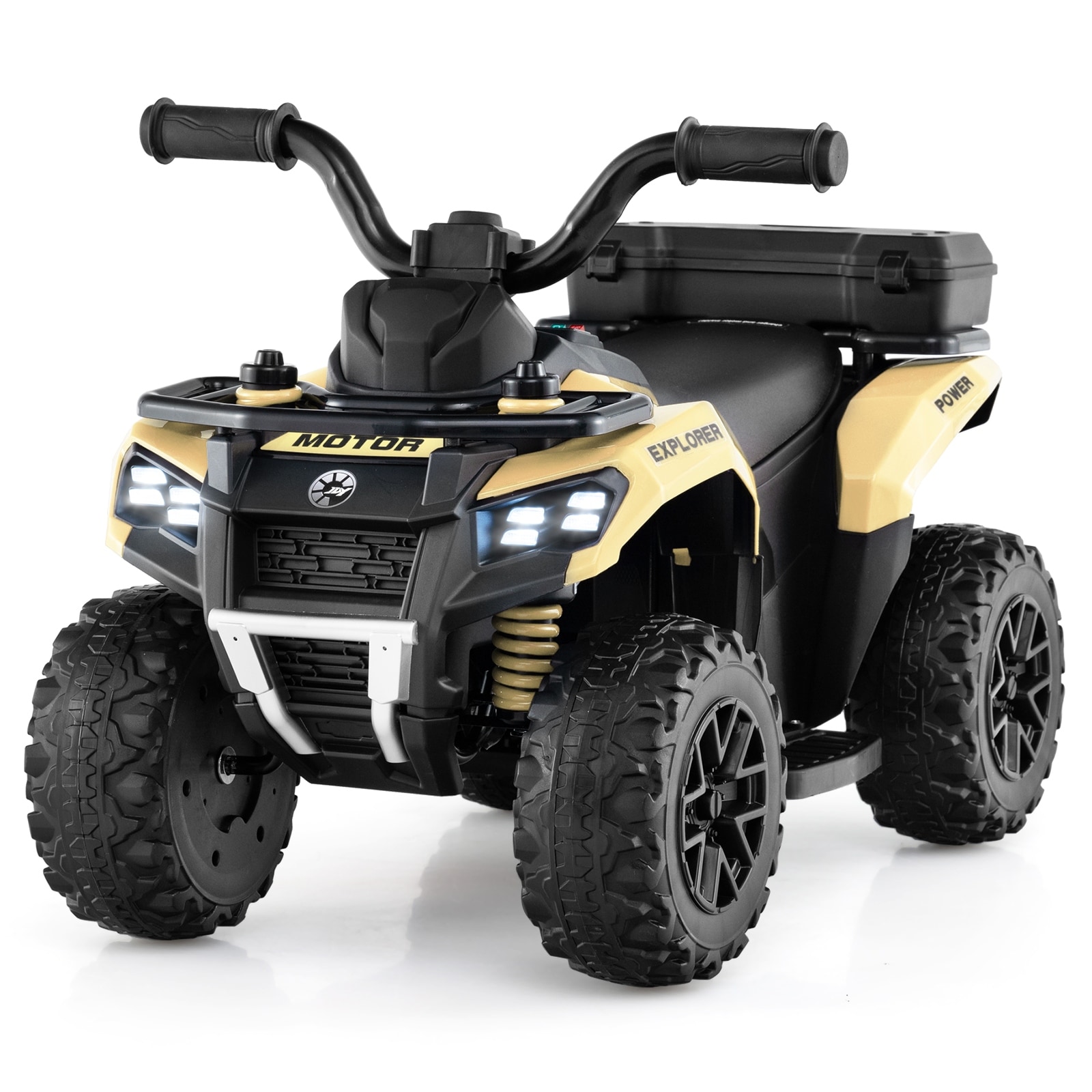 Costway 6V Toddler Ride On Electric Car ATV with Lights & Music & USB - See Details
