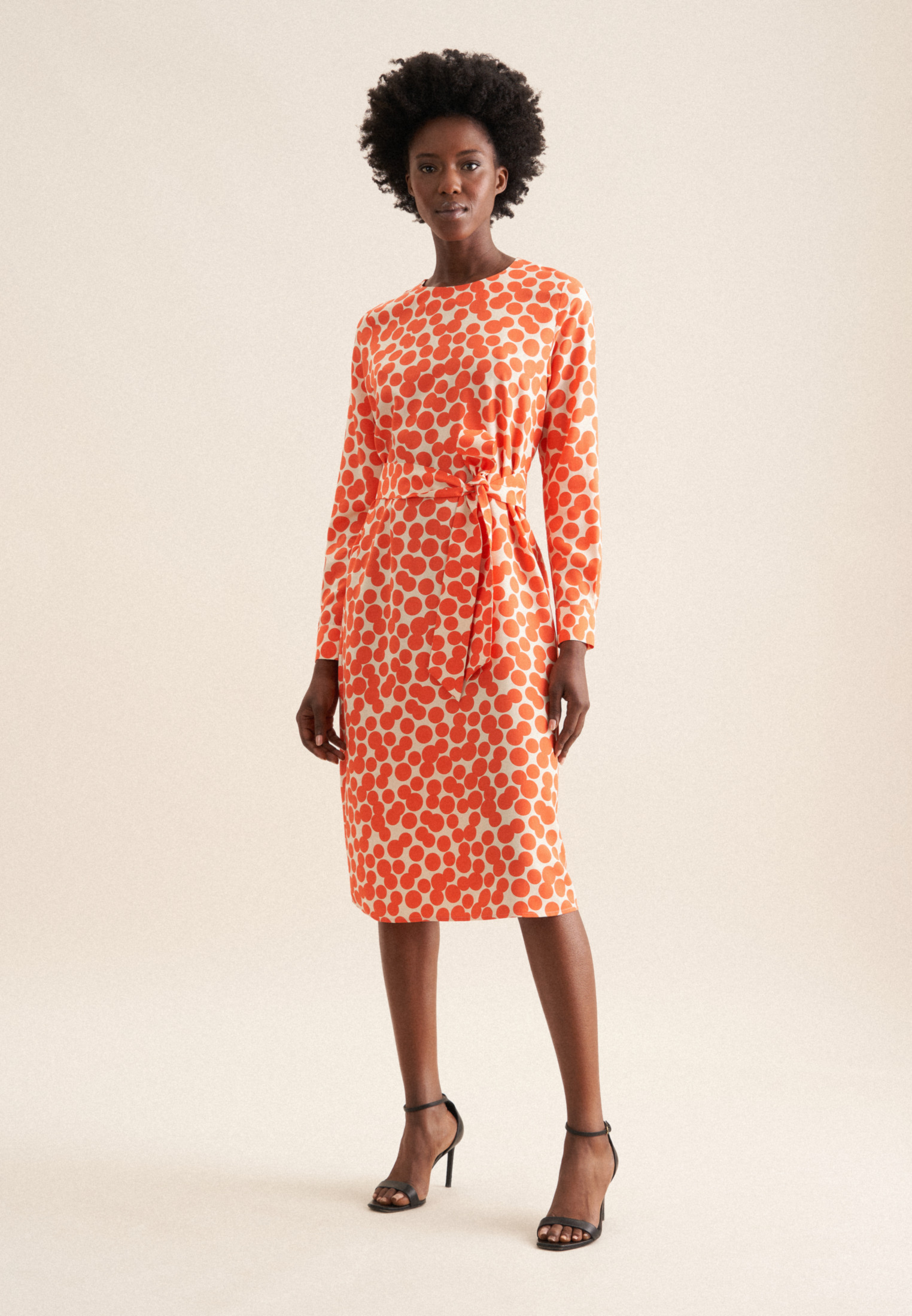Kleid Damen Orange Image