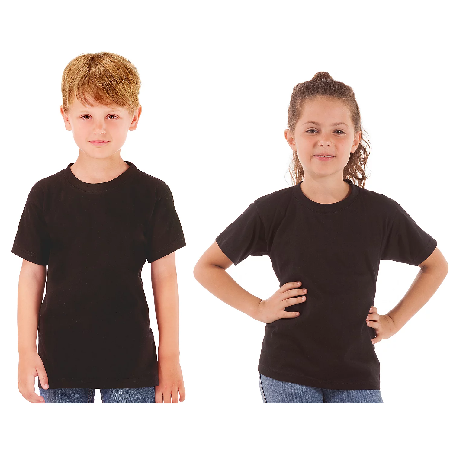 T-Shirt für Kinder, schwarz Image