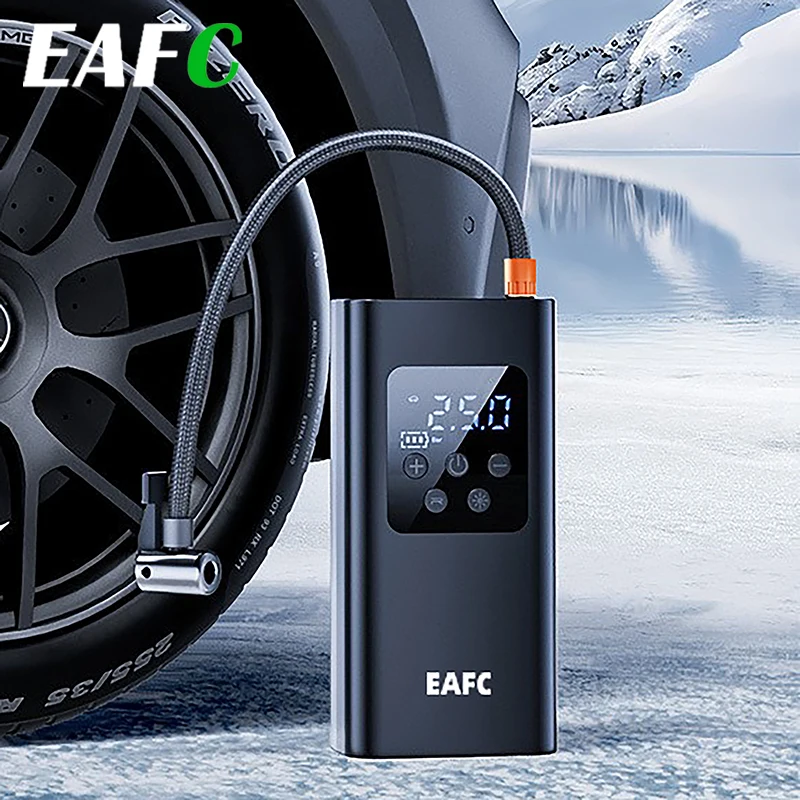 EAFC 150PSI gonfleur de pneu sans fil numérique sans fil gonfleur de pneu de voiture pour moto balles de vélo compresseur Portable pompe à Air