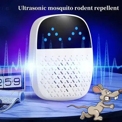 Ultrasonic Rodent Repellent Intelligent Electronic Mouse Repellent Harmless Sound Waves Rat Repeller Household Pest Repeller