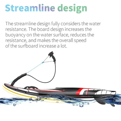 Summer high-speed surfboard Lightweight carbon fiber surfboard 109cc fuel engine powered surfboard Jet surfboard