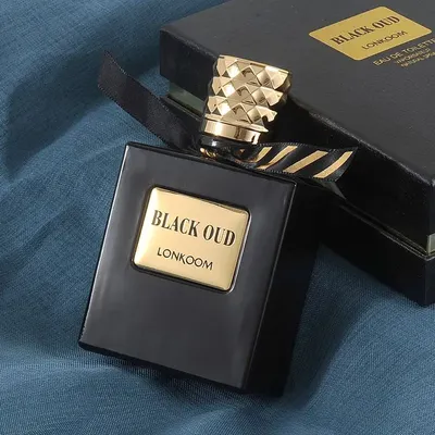 Parfüm. LONKOOM Black Oud Men's Perfume Gentleman Student Style Fresh Natural Long-lasting Perfumes De Hombre Men Eau De Parfum