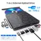 Unità ottiche lettore CD DVD RW esterno 7 in 1 Unità ottica USB 3.0 Tipo-C Masterizzatore DVD Lettore Unità disco per notebook Laptop Desktop